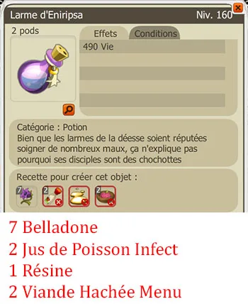 Craft potion alchimiste