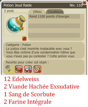 Craft potion alchimiste