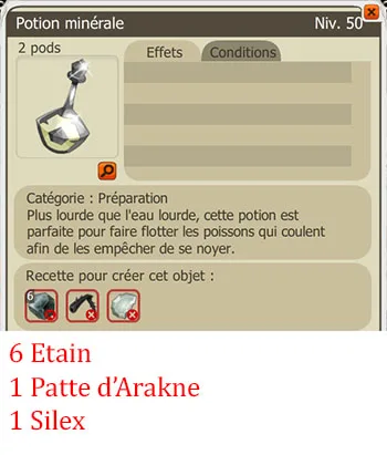 Craft potion alchimiste
