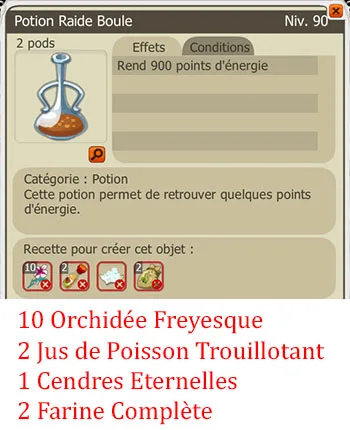 Craft potion alchimiste
