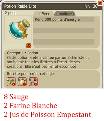Craft potion alchimiste