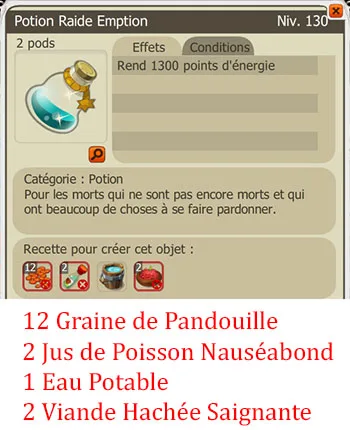 Craft potion alchimiste