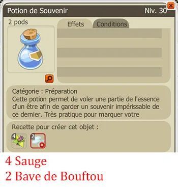 Craft potion alchimiste