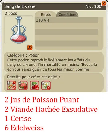 Craft potion alchimiste