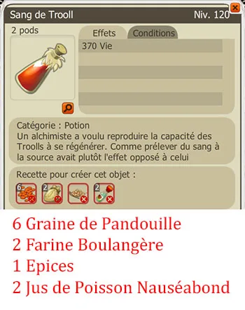 Craft potion alchimiste