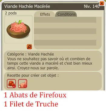 Craft viande hachée