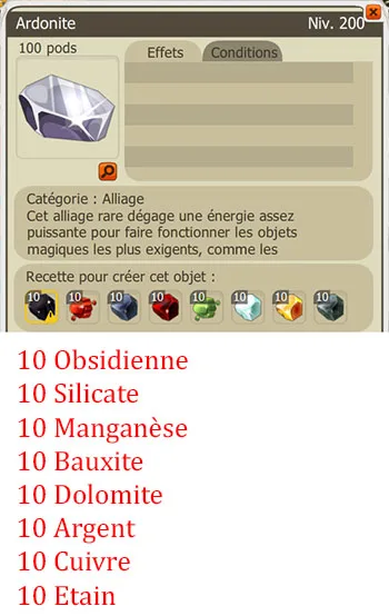 Craft mineur