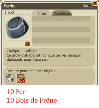 Craft mineur
