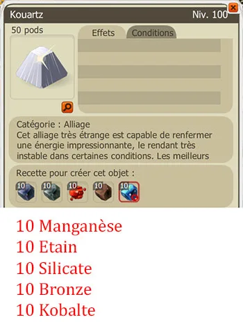 Craft mineur