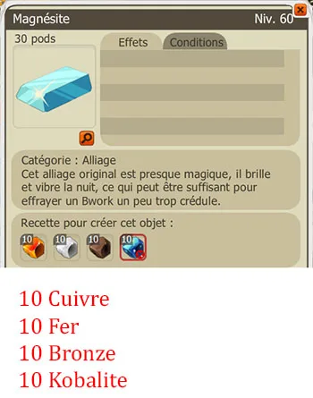Craft mineur