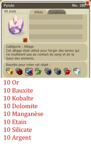 Craft mineur
