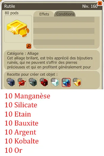 Craft mineur