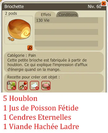 Craft potion paysan