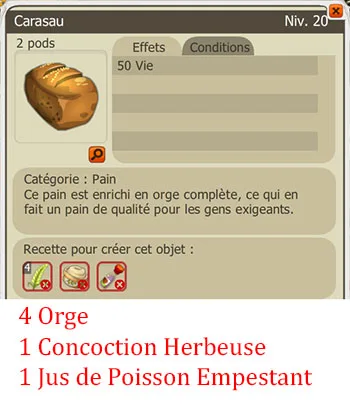 Craft potion paysan