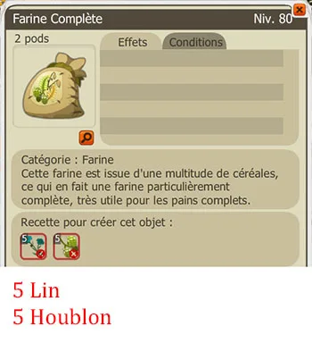Craft potion paysan