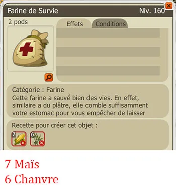 Craft potion paysan