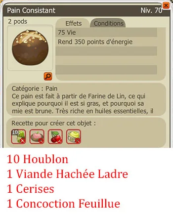 Craft potion paysan