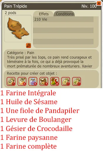 Craft potion paysan
