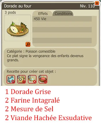 Craft potion pêcheur
