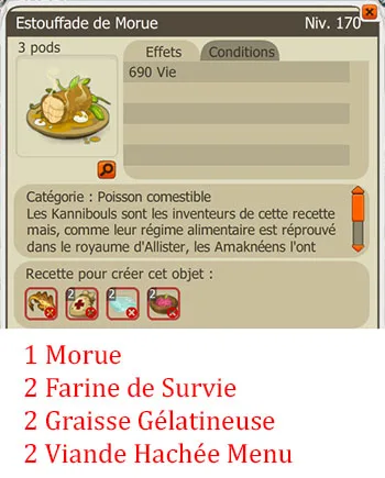Craft potion pêcheur