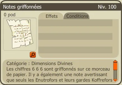quête secret de fabrication