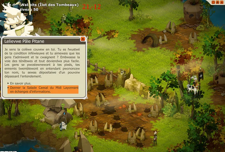 quete dofus cawotte
