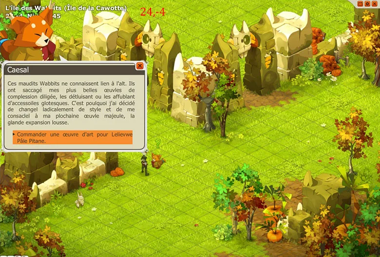 quete dofus cawotte