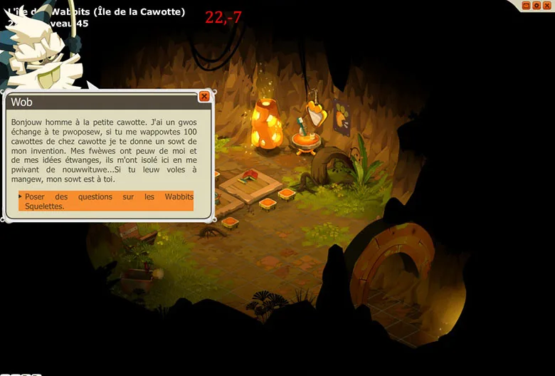 quete dofus cawotte