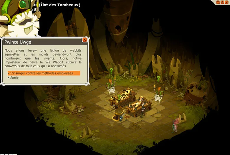 quete dofus cawotte
