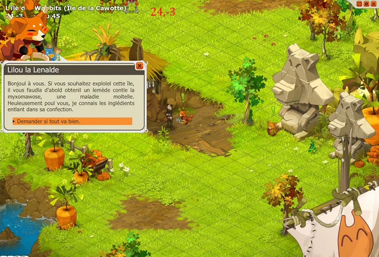 quete dofus cawotte