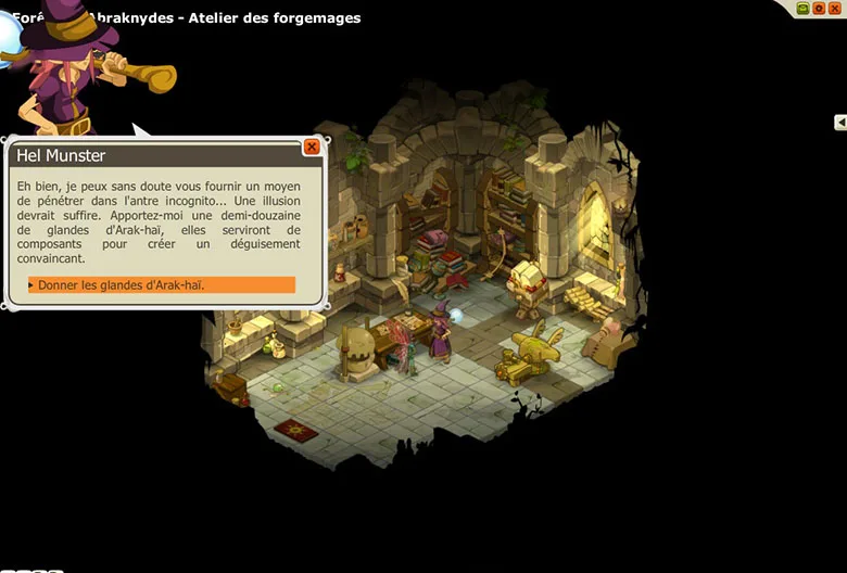 quete foret des abraknydes