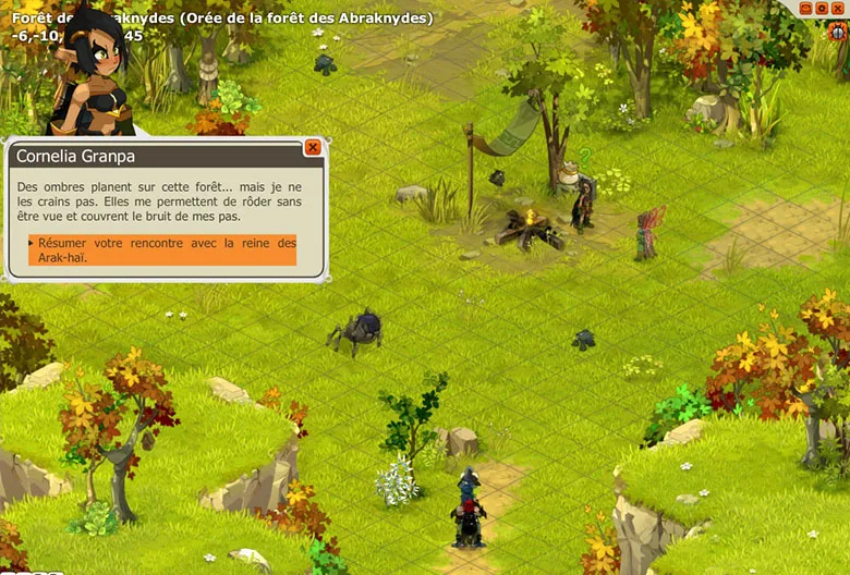 quete foret des abraknydes