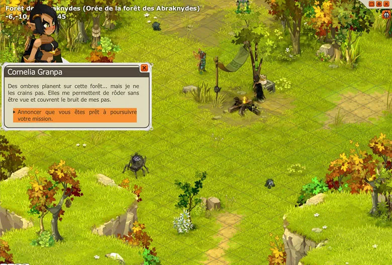 quete foret des abraknydes