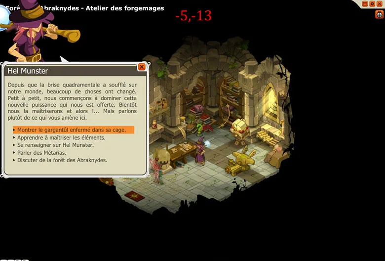 quete foret des abraknydes