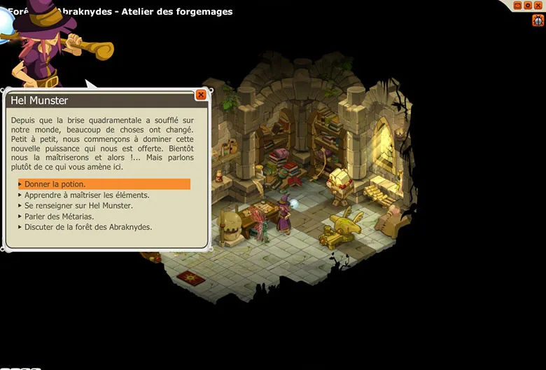 quete foret des abraknydes