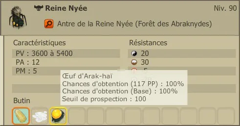 quete foret des abraknydes