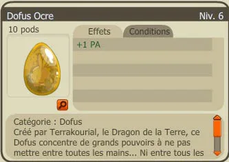 Quête du dofus ocre, liste des archimonstres