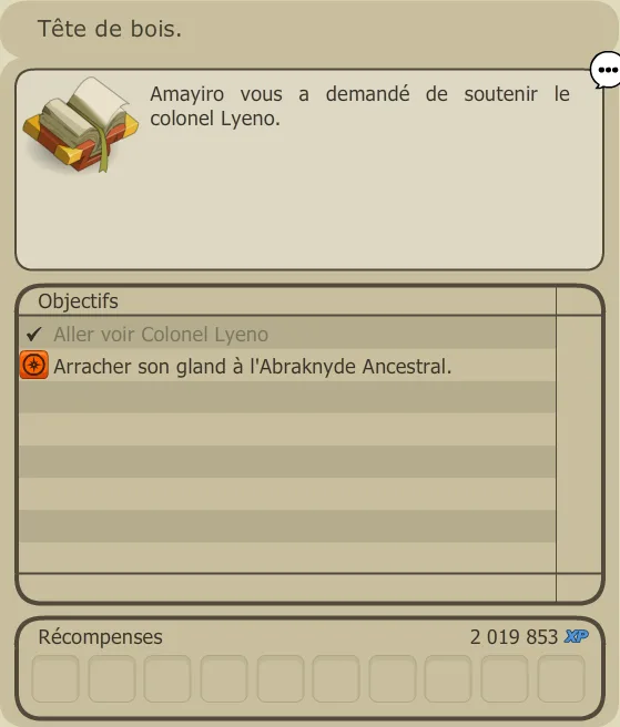 quête alignement Bonta