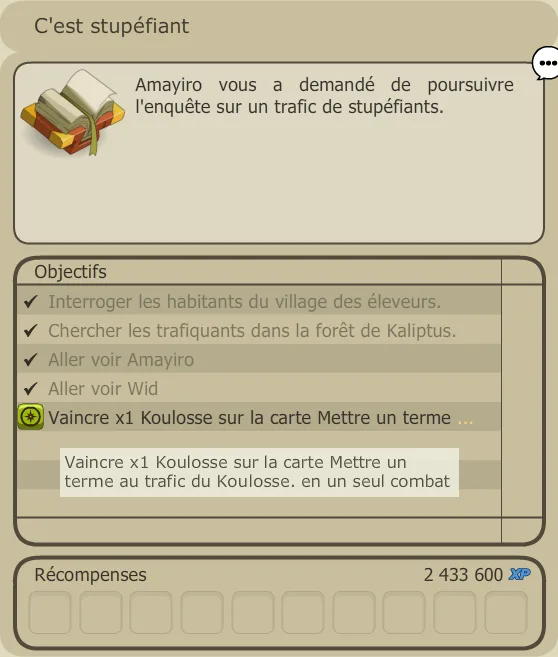 quête alignement Bonta