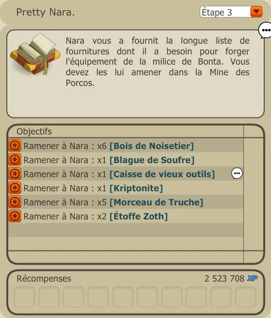 quête alignement Bonta