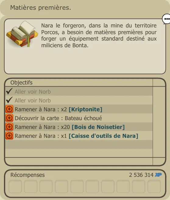 quête alignement Bonta
