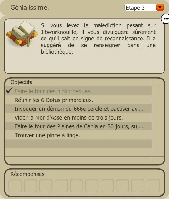 quête alignement Bonta