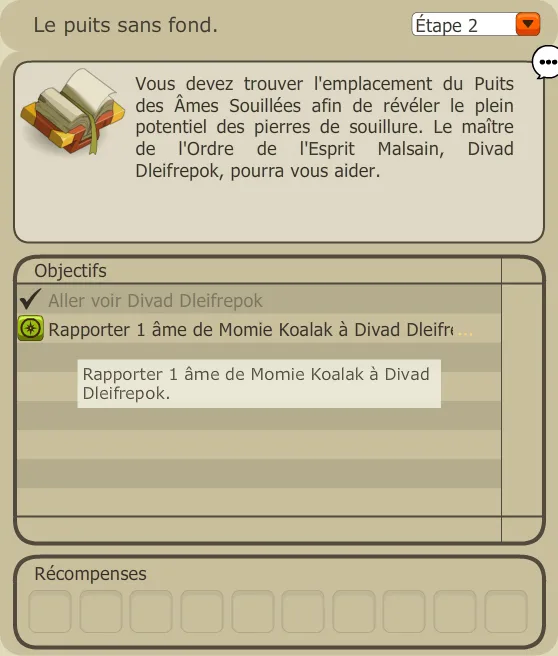 quête alignement Brakmar