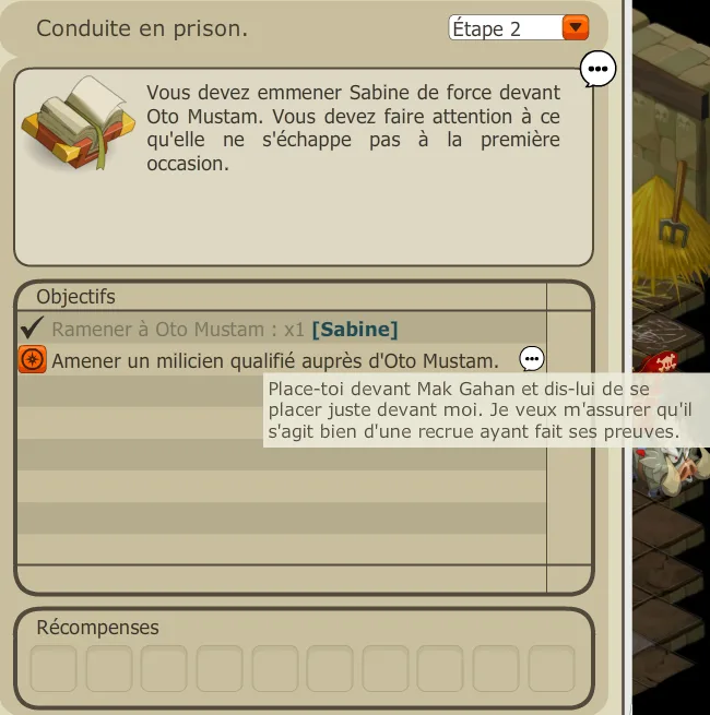 quête alignement Brakmar