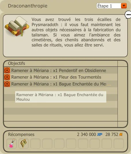 quete dofus emeraude
