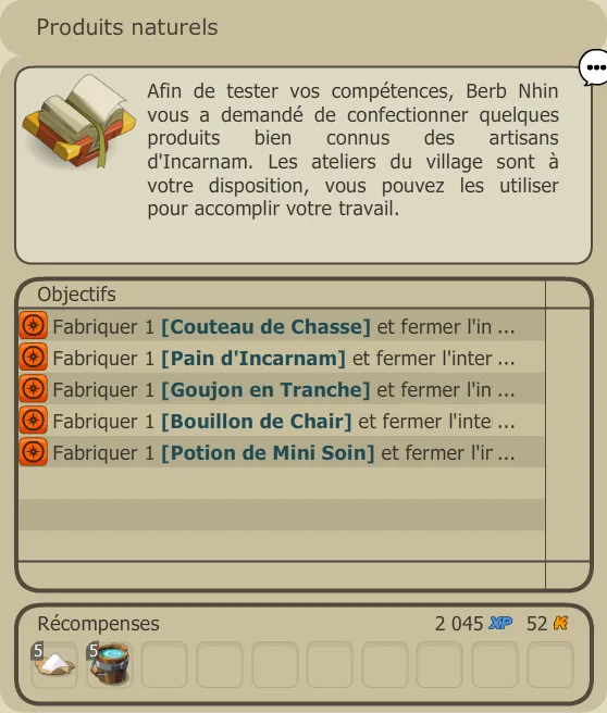 quête c'est le métier qui rentre