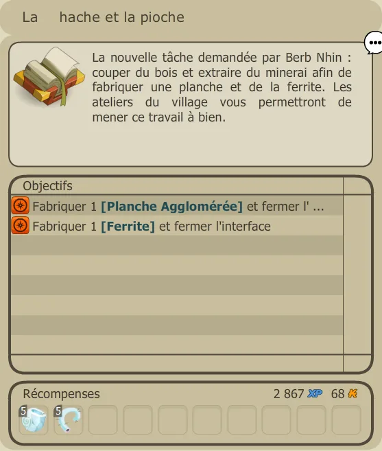 quête c'est le métier qui rentre