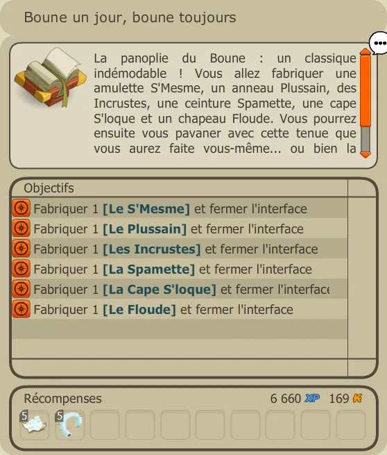 quête c'est le métier qui rentre