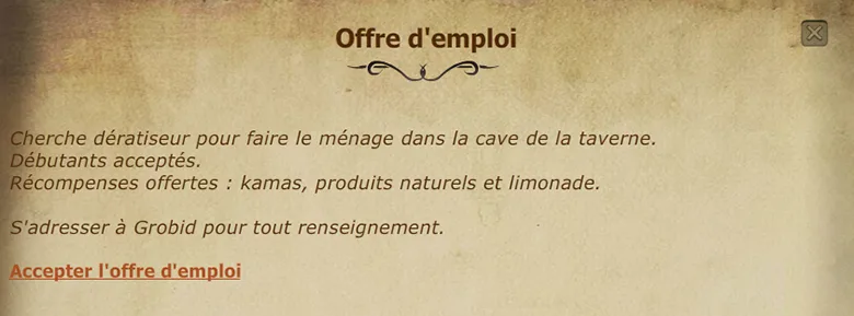 quête ramdam sur Incarnam