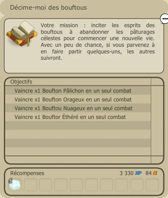 quête service dans la milice